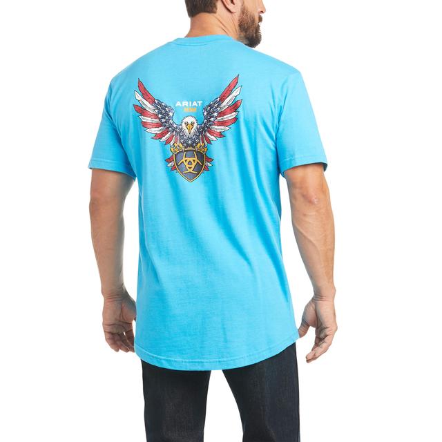 Ariat - Men's Rebar Cotton Strong American Raptor T-Shirt in Rancho Cucamonga CA