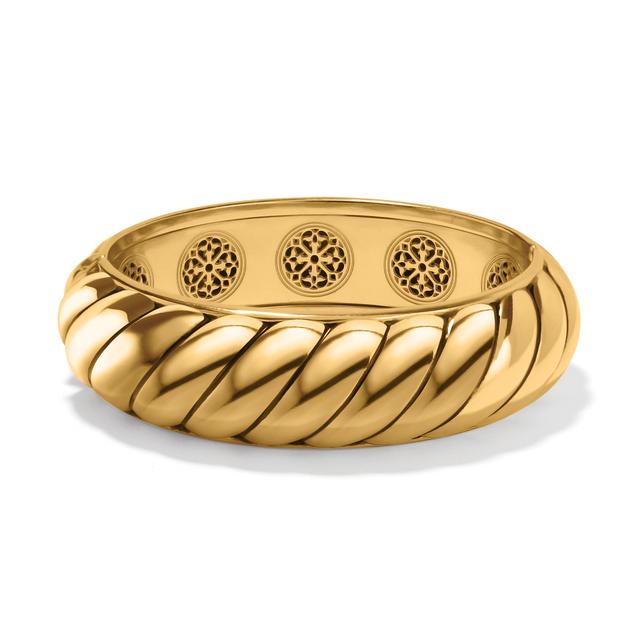 Brighton - Athena Scalloped Hinged Bangle