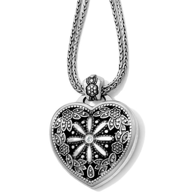 Brighton - Floral Heart Locket Necklace in San Diego TX