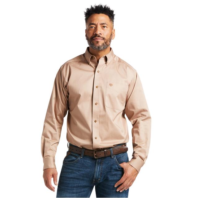 Ariat - Men's Solid Twill Classic Fit Shirt