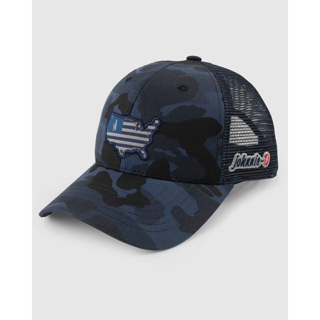 Johnnie-O - Men's Flagler Camo Mesh Trucker Hat in Fresno CA