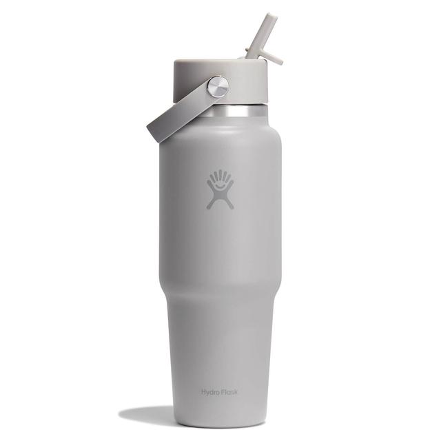 Hydro Flask - 32 oz Wide Mouth Travel Bottle with Flex Straw Cap - Birch