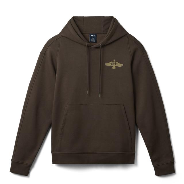 YETI - Wetlands Duck Badge Fleece Hoodie - 2H24 Wetlands/Brown - M in Concord NC