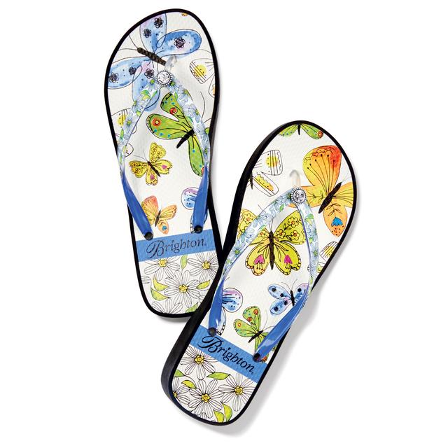 Brighton - Breeze Wedge Flip Flops in Cambria-CA