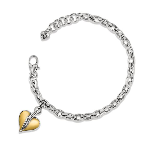 Brighton - Precious Heart Two Tone Bracelet