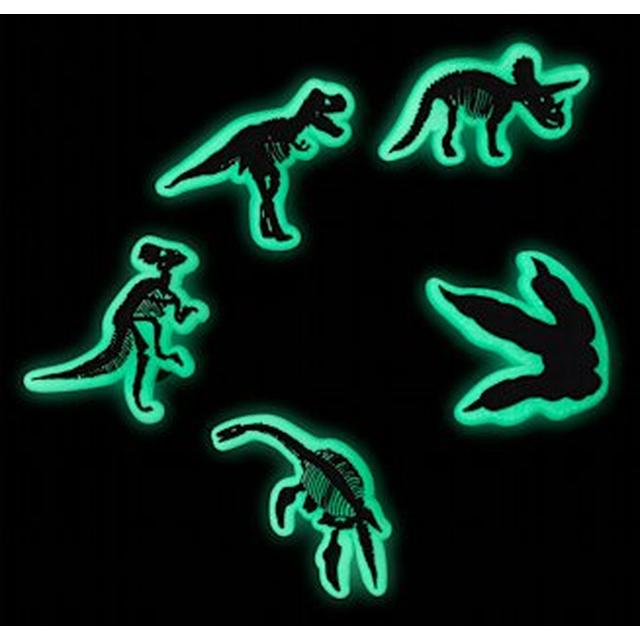 Crocs - Glow In The Dark Dino 5 Pack