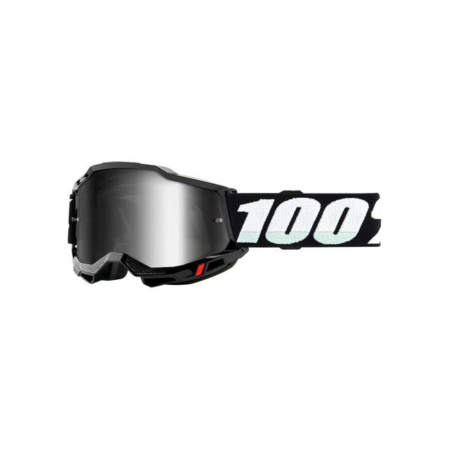 100percent Brand - Accuri 2 Goggle Black - Mirror Silver Lens in Grafton WI