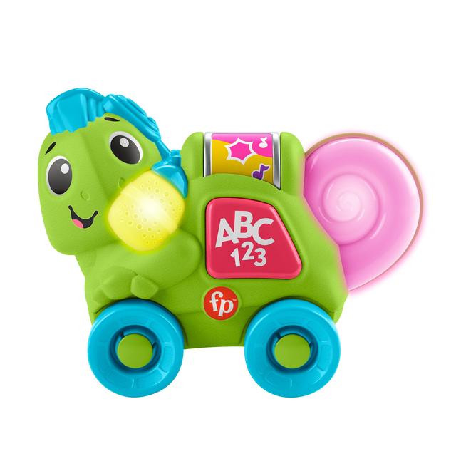 Mattel - Fisher-Price Link Squad Crawl - Colors Chameleon Baby Learning Toy With Music & Lights, Uk English Version in Park City UT
