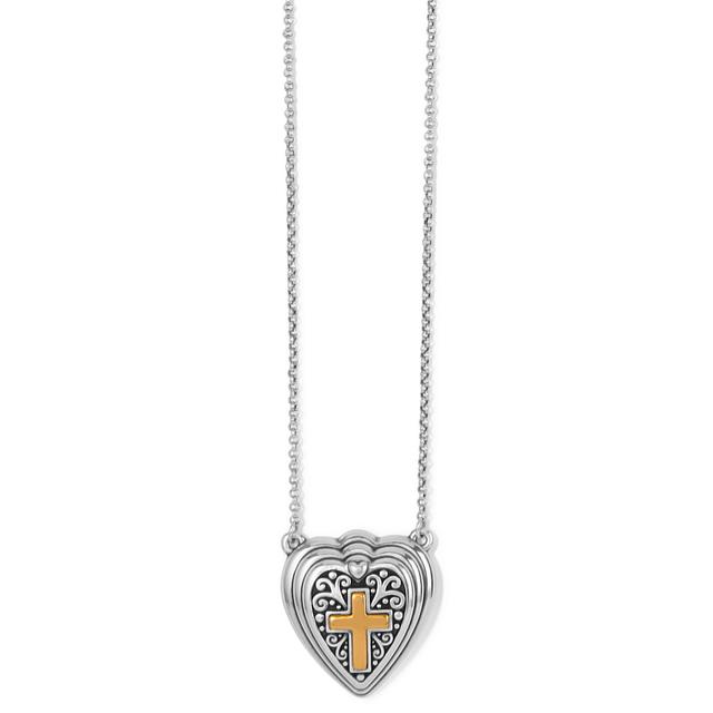 Brighton - Crossroads Heart Necklace in Alma-MI