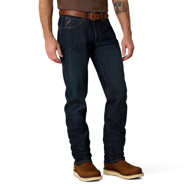 Ariat - Men's Rebar M4 Relaxed DuraStretch Basic Stackable Straight Leg Jean