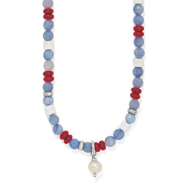 Brighton - Americana Beach Pearl Charm Necklace