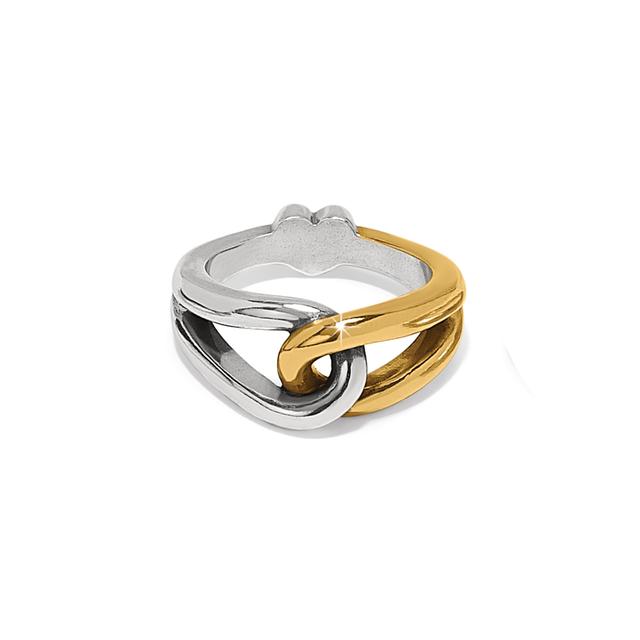 Brighton - Interlok Curve Two Tone Ring