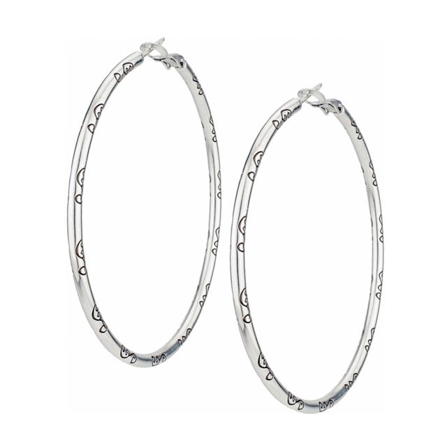 Brighton - Grande Hoop Charm Earrings