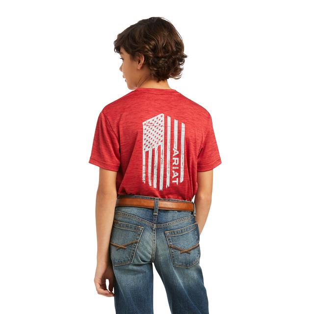 Ariat - Charger Vertical Flag Tee in South Sioux City NE