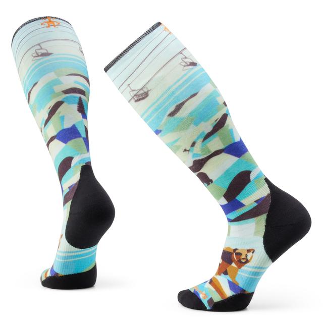 Smartwool - Ski Targeted Cushion Bear Country Print Over The Calf Socks