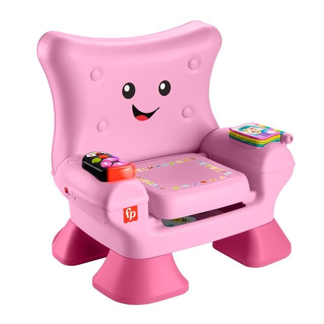 Mattel - Fisher-Price Laugh & Learn Smart Stages Chair Electronic Learning Toy For Toddlers, Pink