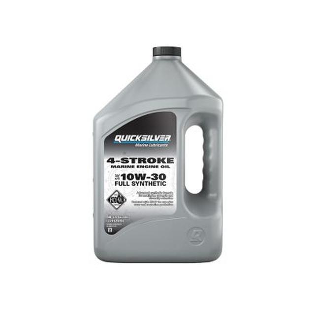 Mercury Marine - Quicksilver 10W-30 4-Stroke Full Synthetic Marine Engine Oil, 1 Gallon in Delafield WI