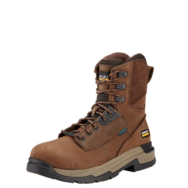 Ariat - Men's MasterGrip 8" Waterproof Composite Toe Work Boot