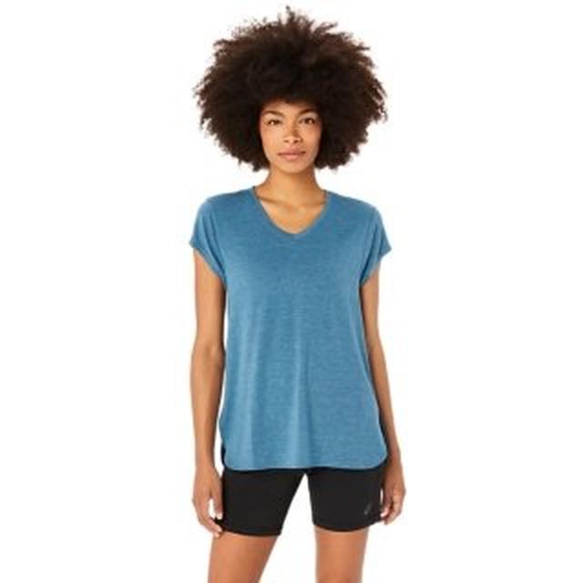 ASICS - Women's Heather Vneck Top in Durham NC