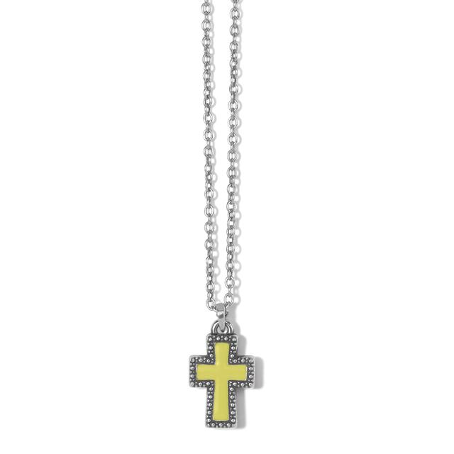 Brighton - Dazzling Cross Petite Necklace in san-diego-texas