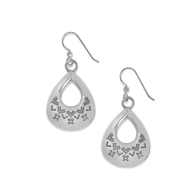 Brighton - Mosaic Paseo Etch Teardrop French Wire Earrings