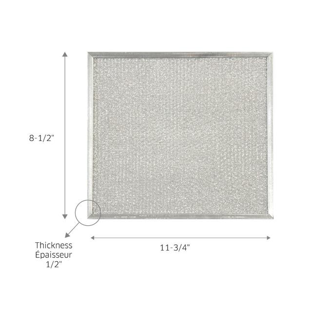 Broan-NuTone - Genuine Replacement Aluminum Filter for Range Hoods, 11-1/4" x 8-1/2", Fits Select Models in Oakhurst NJ