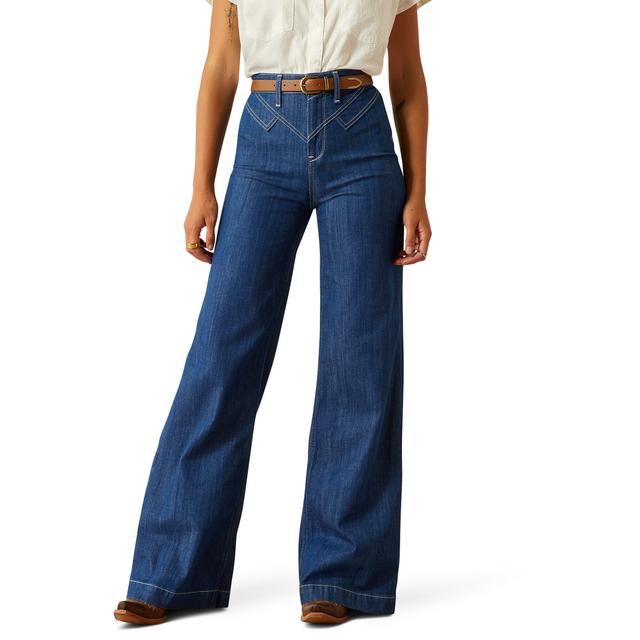Ariat - Women's Ultra High Rise Westie Yoke Wide Leg Jeans