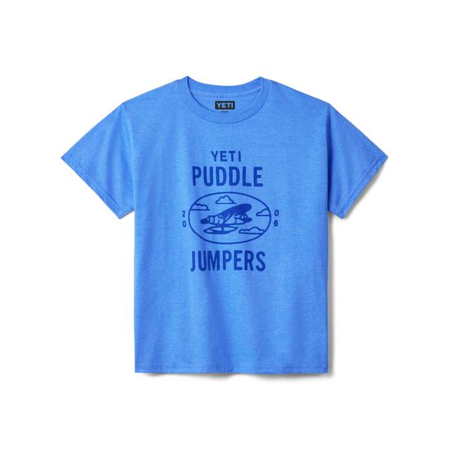 YETI - Kids' Puddle Jumpers Short Sleeve T-Shirt Heather Royal S in Smithers BC