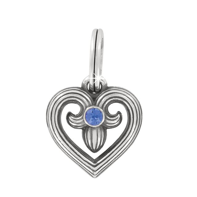 Brighton - One Heart Azure Heart Charm in Everett PA