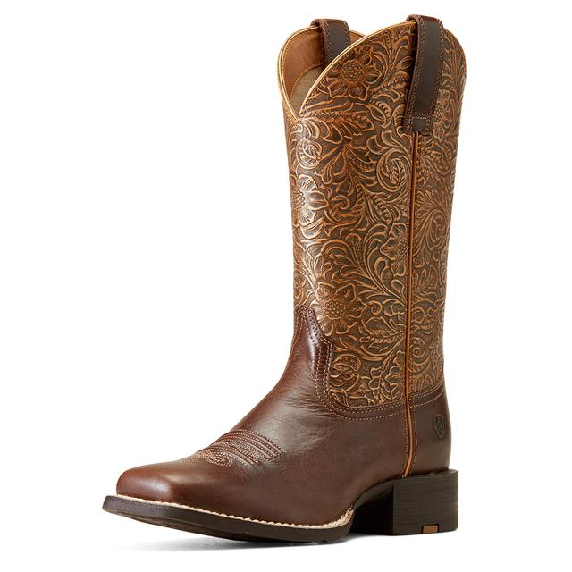 Ariat - Women's Round Up Wide Square Toe Western Boot