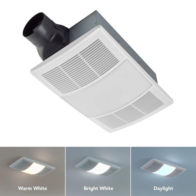 Broan-NuTone - PowerHeat 110 CFM 2.0 Sones Heater Exhaust Fan with CCT LED Lighting in Larned-KS