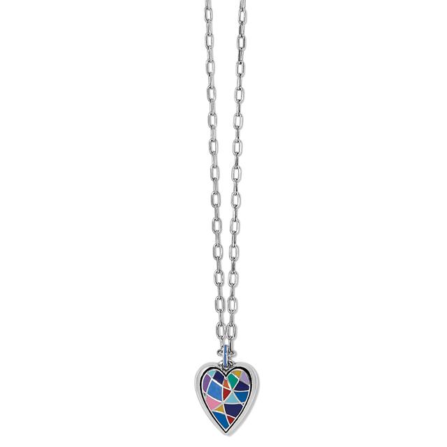 Brighton - Colormix Heart Short Necklace in Malvern AR