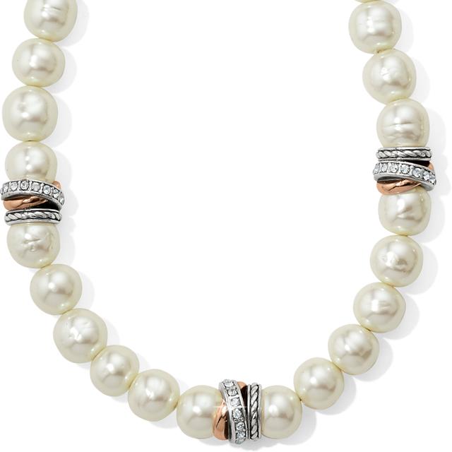 Brighton - Neptune's Rings Pearl Short Necklace