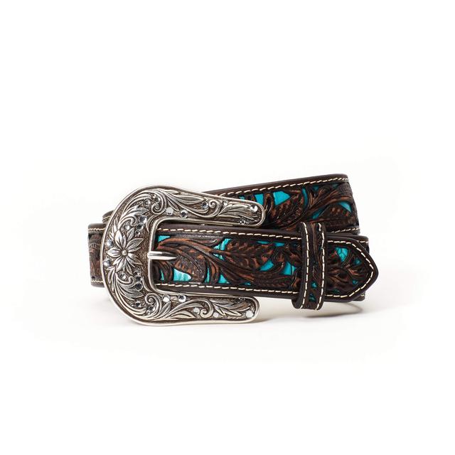 Ariat - Floral Overlay Belt in Durham NC